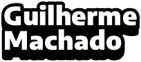 A logotipo completa do Guilherme Machado Designer Gráfico